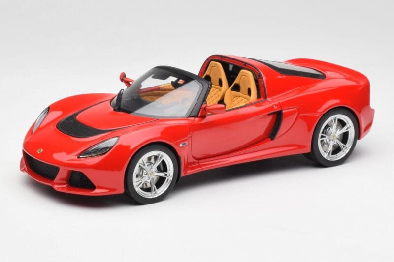 Lotus Exige S3 Roadster Raudonas GT Spirit 1:18 GT043 Derva