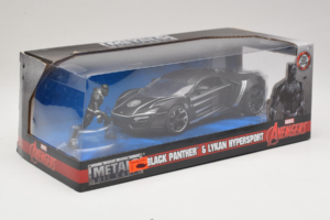 Lykan HyperSport Black Panther Su Figūrėle Metals Diecast 1:24 99723 Metalas - nuotrauka 2 iš 3