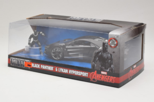 Lykan HyperSport Black Panther Su Figūrėle Metals Diecast 1:24 99723 Metalas - nuotrauka 3 iš 3
