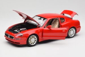Maserati 3200 GT Rosso Mondiale Bburago 1:18 3341-M1 Metalas - nuotrauka 2 iš 8