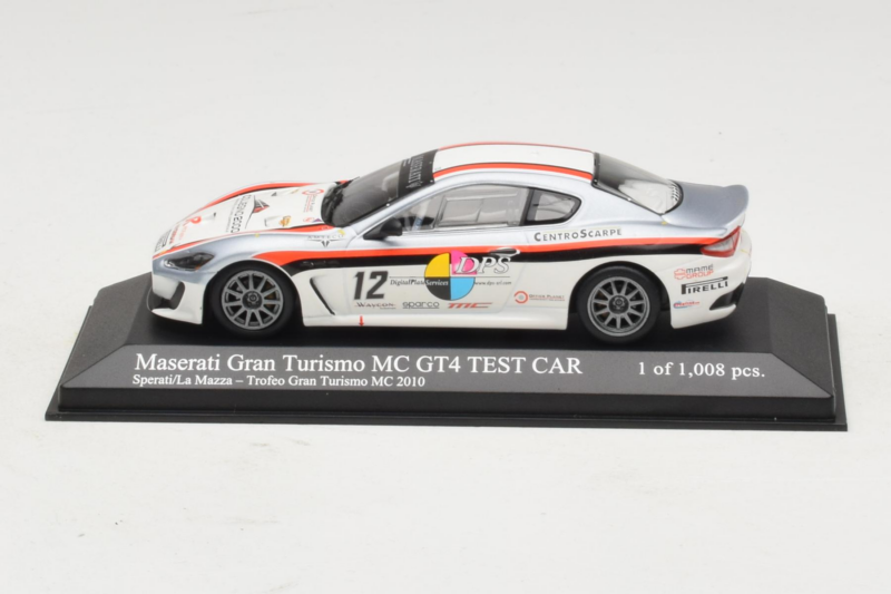 Maserati GranTurismo MC GT4 #12 Sperati / La Mazza Maserati MC 2010 Minichamps 1:43 400101212 Metalas