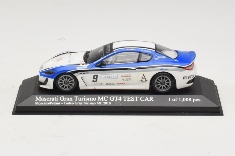 Maserati GranTurismo MC GT4 #9 Moncada / Petrini Maserati MC 2010 Minichamps 1:43 400101209 Metalas