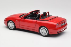 Maserati GT Spyder Raudonas Bburago 1:18 34097 Metalas - nuotrauka 5 iš 8