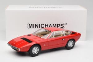 Maserati Khamsin Raudonas Minichamps 1:18 107123821 Derva - nuotrauka 6 iš 6