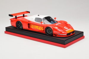 Maserati MC12 Rolfo Raudona Balta Gl Model 1:18 REMC031 Derva - nuotrauka 4 iš 7