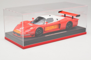 Maserati MC12 Rolfo Raudona Balta Gl Model 1:18 REMC031 Derva - nuotrauka 6 iš 7