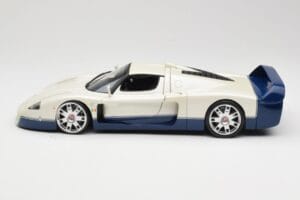 Maserati MC12 Baltas Mėlynas Hot Wheels 1:18 G7158 Metalas - nuotrauka 4 iš 8