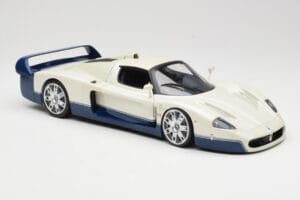 Maserati MC12 Baltas Mėlynas Hot Wheels 1:18 G7158 Metalas - nuotrauka 6 iš 8