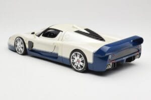Maserati MC12 Baltas Mėlynas Hot Wheels 1:18 G7158 Metalas - nuotrauka 7 iš 8