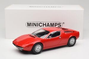 Maserati Merak Raudonas Minichamps 1:18 107123761 Derva - nuotrauka 6 iš 6