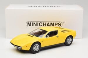 Maserati Merak Geltonas Minichamps 1:18 107123760 Derva - nuotrauka 6 iš 6