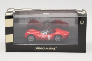 Maserati Tipo 61 #6 R. Penske SCCA National Race Meadowdale 1961 Minichamps 1:43 400611206 Metalas - nuotrauka 4 iš 4