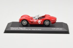 Maserati Tipo 61 #6 R. Penske SCCA National Race Meadowdale 1961 Minichamps 1:43 400611206 Metalas