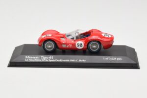 Maserati Tipo 61 #98 C. Shelby Times Mirror Grand Prix Riverside 1960 Minichamps 1:43 400601298 Metalas