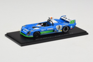 Matra MS670C #7 H. Pescarolo / G. Larrousse Matra-Simca 24 Hours of Le Mans Winner 1974 Spark 1:43 43LM74 Derva - nuotrauka 2 iš 4