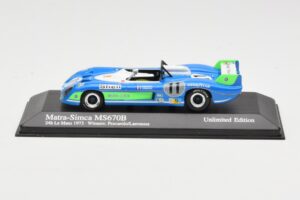 Matra Simca MS670B #7 H. Pescarolo / G. Larrousse 24 Hours of Le Mans Winner 1973 Minichamps 1:43 430731111 Metalas