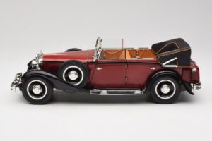 Maybach DS8 Zeppelin Raudonas Anson 1:18 30413 Metalas - nuotrauka 4 iš 8