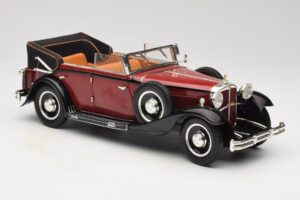 Maybach DS8 Zeppelin Raudonas Anson 1:18 30413 Metalas - nuotrauka 6 iš 8
