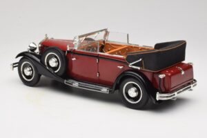 Maybach DS8 Zeppelin Raudonas Anson 1:18 30413 Metalas - nuotrauka 7 iš 8