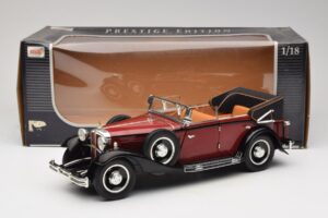 Maybach DS8 Zeppelin Raudonas Anson 1:18 30413 Metalas - nuotrauka 8 iš 8