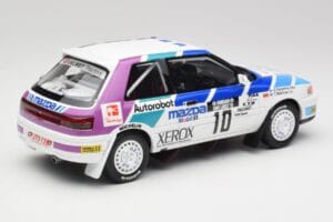 Mazda 323 GTX #10 T. Makinen / S. Harjanne 1000 Lakes Rally 1991 Otto 1:18 OT1099 Derva - nuotrauka 2 iš 6