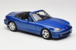 Mazda MX-5 NA 10th Anniversary Blue Metallic Gate 1:18 01071 Metalas - nuotrauka 6 iš 8