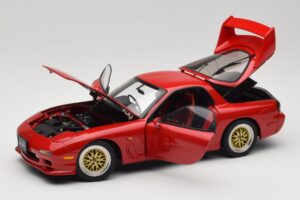 Mazda RX-7 FD Tuned Version Vintage Red AUTOart 1:18 75969 Metalas - nuotrauka 2 iš 8