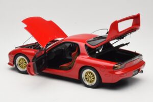 Mazda RX-7 FD Tuned Version Vintage Red AUTOart 1:18 75969 Metalas - nuotrauka 5 iš 8