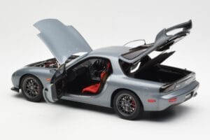 Mazda RX-7 FD Spirit R Type A Pilkas Metallic AUTOart 1:18 75987 Metalas - nuotrauka 5 iš 8