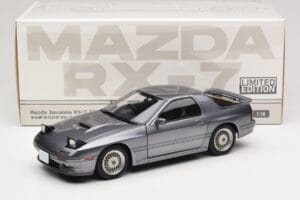 Mazda Savanna RX-7 FC3S Pilkas Wheelart 1:18 WA180401 Metalas - nuotrauka 10 iš 10