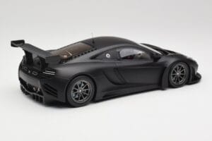 McLaren 12C GT3 Carbon Matinis Juodas Minichamps 1:18 151121390 Metalas - nuotrauka 2 iš 6