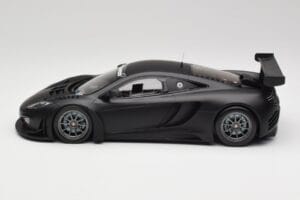 McLaren 12C GT3 Carbon Matinis Juodas Minichamps 1:18 151121390 Metalas - nuotrauka 3 iš 6