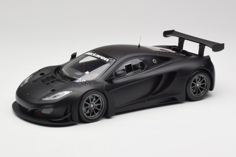 McLaren 12C GT3 Carbon Matinis Juodas Minichamps 1:18 151121390 Metalas