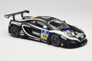 McLaren 12C GT3 Dorr Motorsport #69 C. Adams / M. Klasen 24 Hours Nurburgring 2013 Minichamps 1:18 151131369 Metalas - nuotrauka 4 iš 6