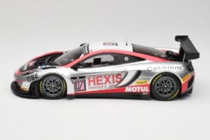 McLaren 12C GT3 Hexis Racing #107 O. Panis / F. Cazenave 24 Hours of Spa 2013 Minichamps 1:18 151131397 Metalas - nuotrauka 3 iš 6
