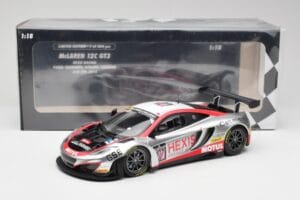 McLaren 12C GT3 Hexis Racing #107 O. Panis / F. Cazenave 24 Hours of Spa 2013 Minichamps 1:18 151131397 Metalas - nuotrauka 6 iš 6