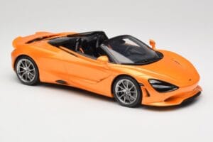 McLaren 750S Spider Papaya Orange GT Spirit 1:18 GT488 Derva - nuotrauka 4 iš 6