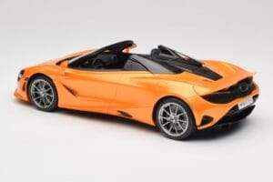 McLaren 750S Spider Papaya Orange GT Spirit 1:18 GT488 Derva - nuotrauka 5 iš 6