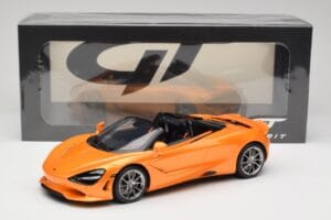 McLaren 750S Spider Papaya Orange GT Spirit 1:18 GT488 Derva - nuotrauka 6 iš 6