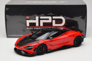McLaren 765LT Raudonas HPD 1:18 HPD18006 Metalas - nuotrauka 8 iš 8