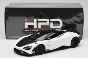 McLaren 765LT Baltas HPD 1:18 HOD18007 Metalas - nuotrauka 8 iš 8