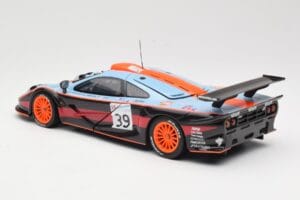 McLaren F1 GTR #39 Gulf R. Bellm / A. Gilbert / M. Sekiya 24 Hours of Le Mans 1997 UT Models 1:18 39725 Metalas - nuotrauka 7 iš 8