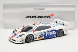 McLaren F1 GTR BMW Motorsport #42 J. Lehto / S. Soper / N. Piquet 24 Hours of Le Mans 1997 Minichamps 1:18 530133742 Metalas - nuotrauka 8 iš 8