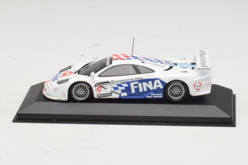McLaren F1 GTR #9 Fina P. Kox / R. Ravaglia / A. Montermini 24 Hours of Le Mans 1997 Minichamps 1:43 MCLAREN002 Metalas