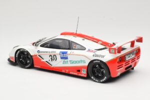 McLaren F1 GTR GT1 #30 West Competition J. Nielsen 1996 UT Models 1:18 39624 Metalas - nuotrauka 7 iš 8
