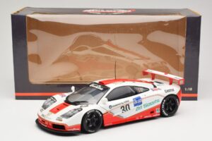 McLaren F1 GTR GT1 #30 West Competition J. Nielsen 1996 UT Models 1:18 39624 Metalas - nuotrauka 8 iš 8