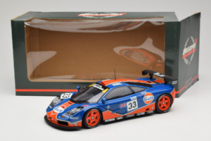 McLaren F1 GTR Gulf #33 R. Bellm / M. Weaver / J-J. Lehto 24 Hours of Le Mans 1996 UT Models 1:18 530161833 Metalas - nuotrauka 8 iš 8