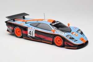 McLaren F1 GTR Gulf #41 P. Gounon / S. Oloffson 24 Hours of Le Mans 1997 Minichamps 1:18 530133741 Metalas - nuotrauka 6 iš 8