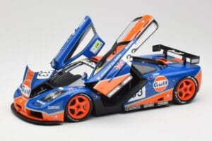 McLaren F1 GTR Gulf Racing #33 S. Bellm / A. Weaver / J. Lehto 24 Hours of Le Mans 1996 Minichamps 1:18 530133633 Metalas - nuotrauka 2 iš 8