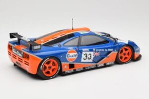 McLaren F1 GTR Gulf Racing #33 S. Bellm / A. Weaver / J. Lehto 24 Hours of Le Mans 1996 Minichamps 1:18 530133633 Metalas - nuotrauka 3 iš 8